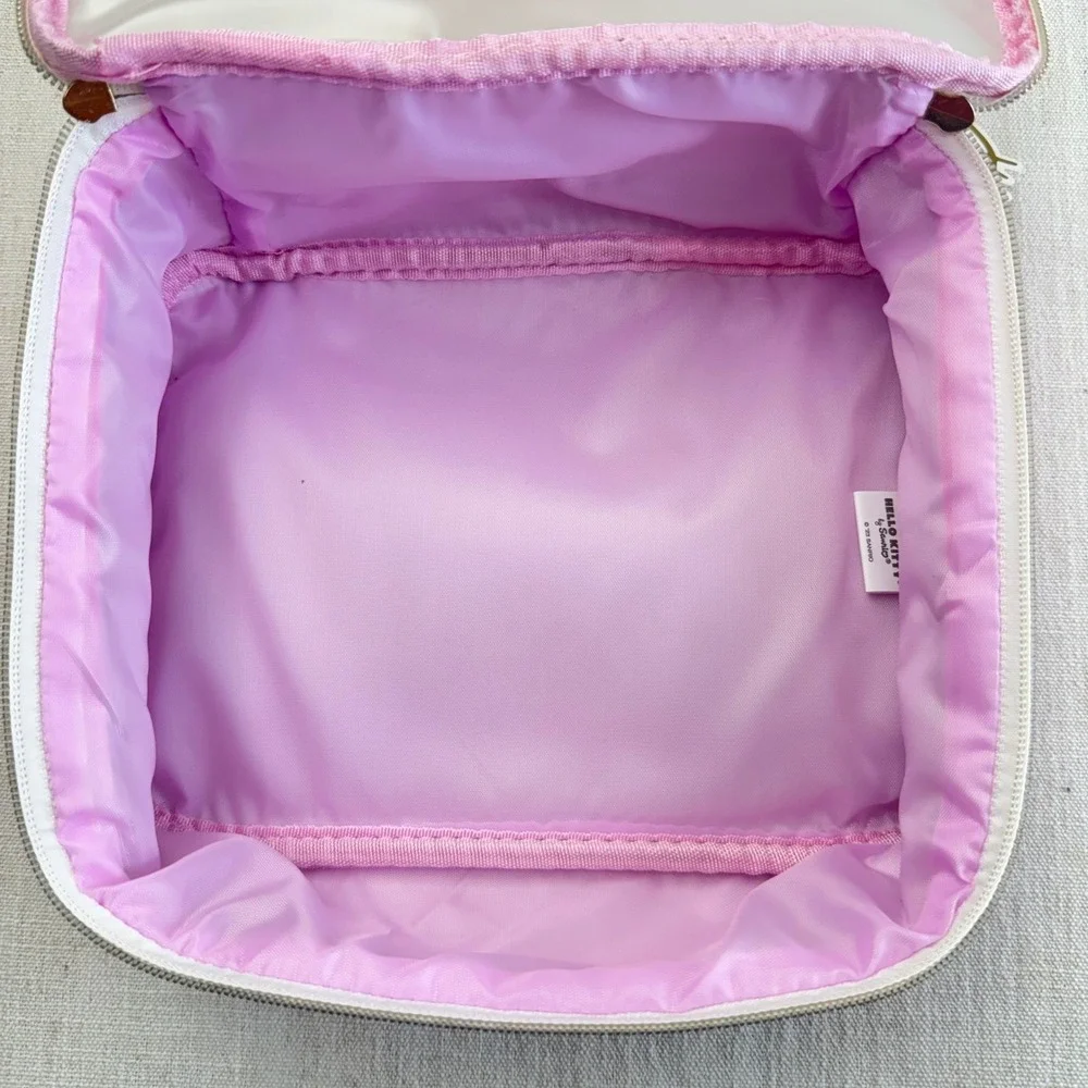 The Creme Shop x Hello Kitty Beauty Travel Case Pink Clear Makeup Bag HKTC9196